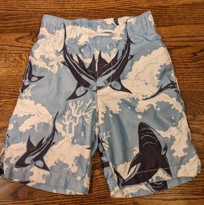 Boys Gap Kids shark swim trunks